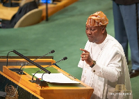 President John Dramani Mahama addressing the the 81st Session of the United Nations General Assembly