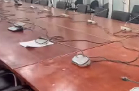 Microphones that were earlier destroyed have been repaired