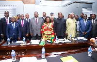 Reps from the countries in a group photo after the meeting