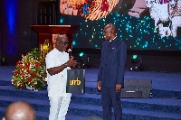 CEO of UMB with Prophet Christopher Yaw Annor