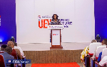 Ing. Patricia Obo-Nai speaks as Chair of the second UEW Public Lecture Series