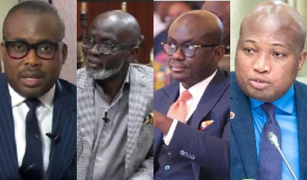 Paul Adom-Otchere, Gabby Asare Otchere-Darko, Godfred Dame, Samuel Okudzeto Ablakwa (from L to R)