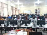 Photo of student seated at the workshop