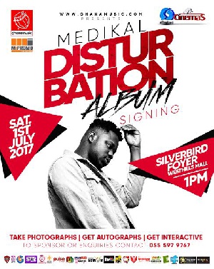 Medikal to drop his 'Disturbation' album on the 7th July 2017