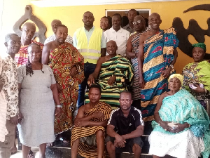 Nkaseimhene thanks President Mahama for Cooperative Mining Scheme