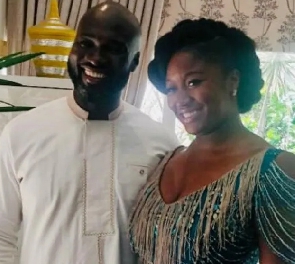 Edwina Akufo-Addo with her husband Kwabena Jumah