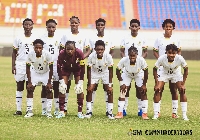 A group photo of players of the Black Princesses