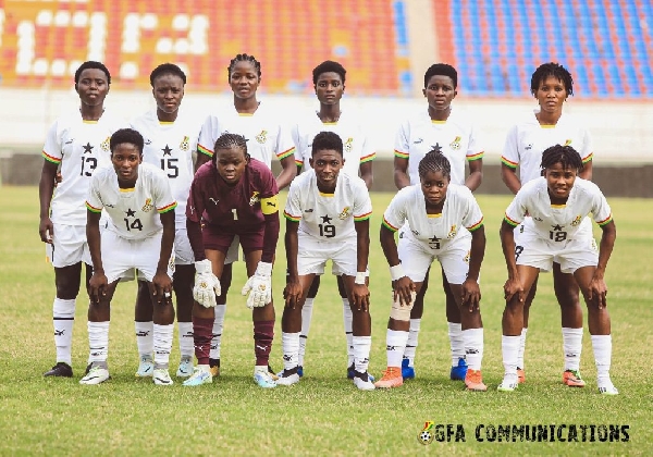 A group photo of players of the Black Princesses