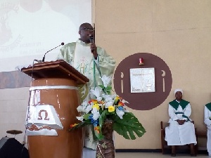 Rev. Father Michael Owusu-Ofori, Parish Priest of St Theresa Catholic Church