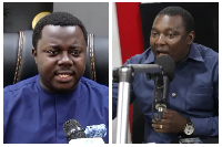 Ntim Fordjour [L] and Solomon Owusu