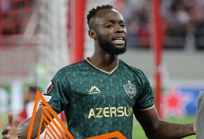 Qarabag striker, Kwabena Owusu