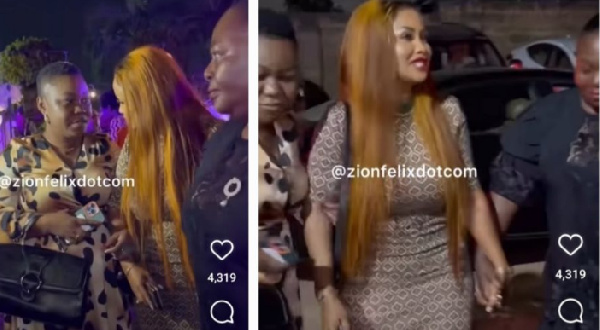 Nana Ama McBrown with two Despite Media employess