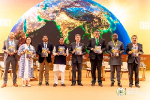 Energy Minister and other stakeholders at the event in India