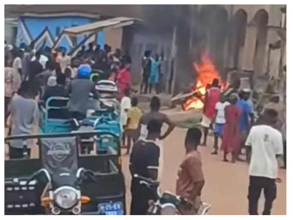 The youth were protesting against the alleged brutality and death of a suspect