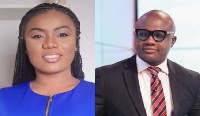Media personality, Bridget Otoo and Alfred Ocansey