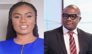 Media personality, Bridget Otoo and Alfred Ocansey