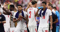 There were boos from England and Croatia fans when the game was paused for hydration breaks