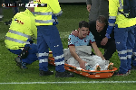 Watch emotional moment van Persie consoled his son after career ending injury Watch emotional moment van Persie consoled his son after career ending injury