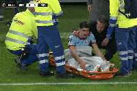 Robin van Persie went to his son to console him