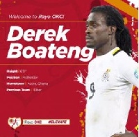 Ex-Ghana midfielder Derek Boateng
