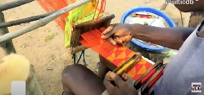 Kente weaving is a trade practised in many parts of Ghana