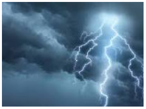 File photo of a thunderstorm