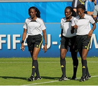 Mercy Tagoe (middle)