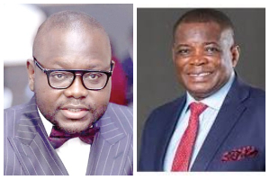 Asenso-Boakye (L) and Kwame Agbodza