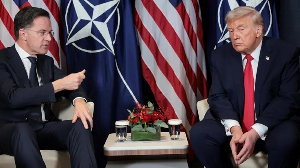 Mark Rutte With Trump