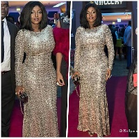 Yvonne Okoro's outfit to the premiere of Rebecca