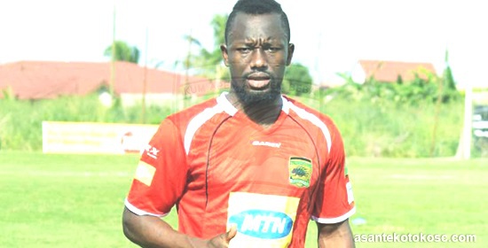 Saddick Adams of Asante Kotoko scored a hat-trick in the first half of the game
