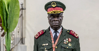Guinea-Bissau's General Horta during the swearing in ceremony as the transition leader