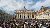 A general view of St. Peter's Square, seat of Catholic Church in Vatican City