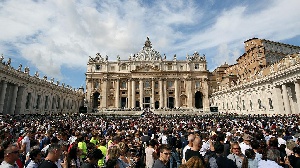 A general view of St. Peter's Square, seat of Catholic Church in Vatican City