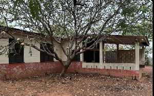 One of the abandoned guest houses built by Dr Nkrumah