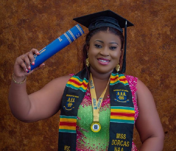 Dorcas Naa Korku Afotey now holds an MSC in International Business