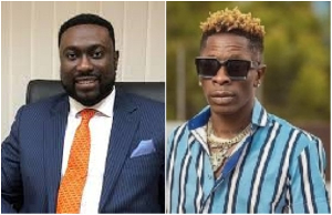 Dr Sledge (L) in 2019 purchased Shatta Wale (R) first album copy for GH¢150,000