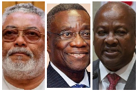 Rawlings, Atta Mills and Mahama have led the NDC into presidential elections since 1992
