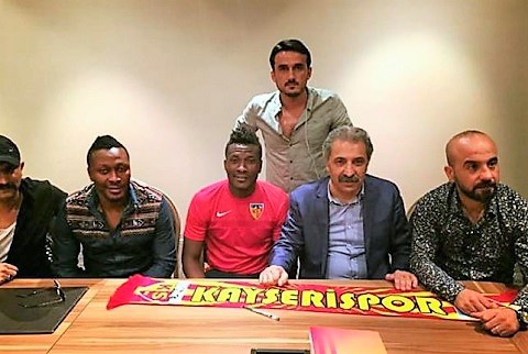 Asamoah, Baffour Gyan were present during the signing