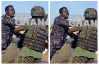 A screenshot from the footage