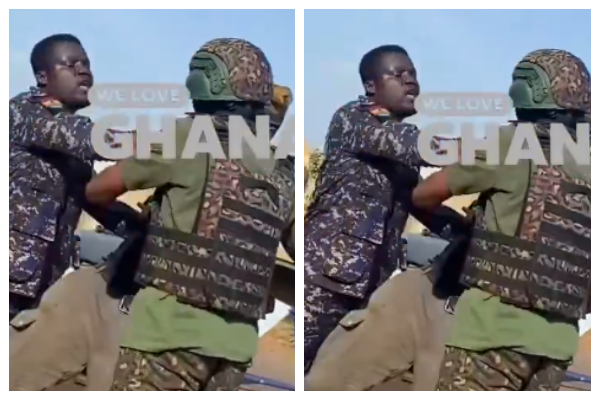 A screenshot from the footage