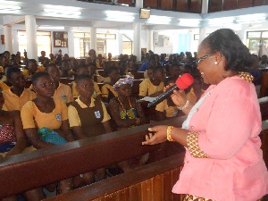 File photo; The pupils have been advised against giving in to sexual favours