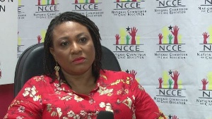 Head of the National Commission for Civic Education (NCCE), Josephine Nkrumah