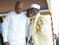 Former President John Dramani Mahama and National Chief Imam, Sheikh Dr. Usman Nuhu Sharubutu