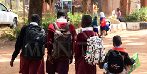 Students are seen walking