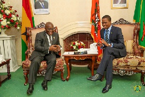 President Akufo-Addo with President Lungu