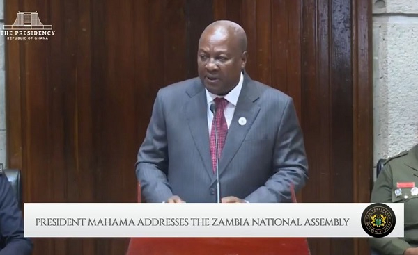 LIVESTREAMED: President Mahama addresses Zambia’s National Assembly