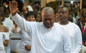 John Dramani Mahama was the presidential candidate of the NDC in 2020