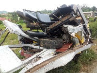 The driver of the tipper truck lost control of the vehicle, eyewitnesses say