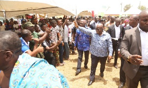 The President launched the flagship agric programme in Goaso